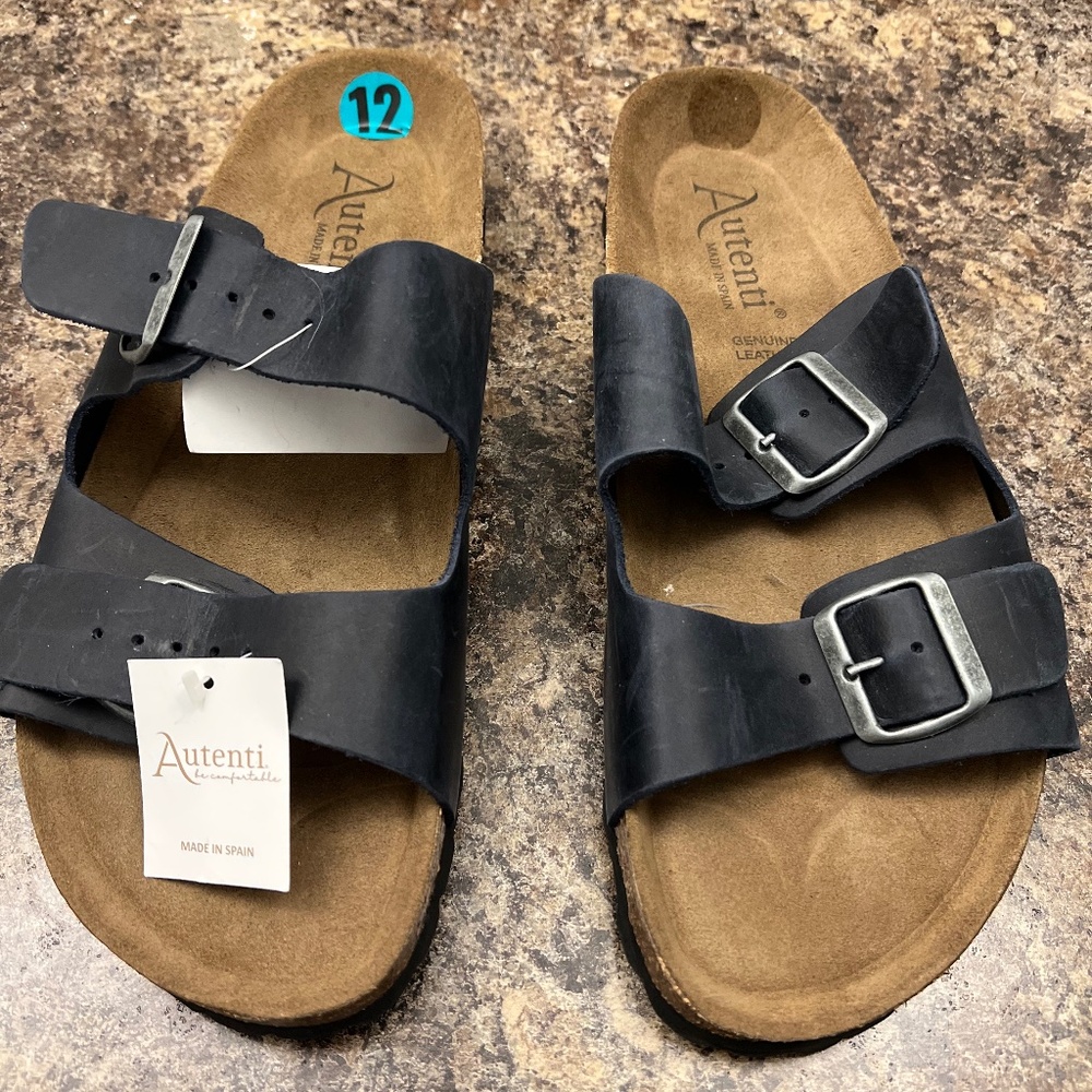 Auttsnti men’s leather sandals